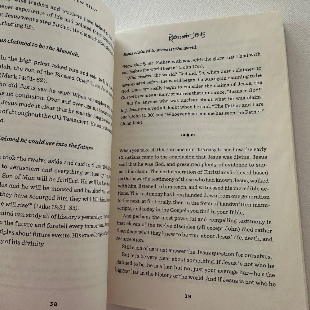 Rediscover Jesus An Invitation Matthew Kelly Book - Picture 4 of 5